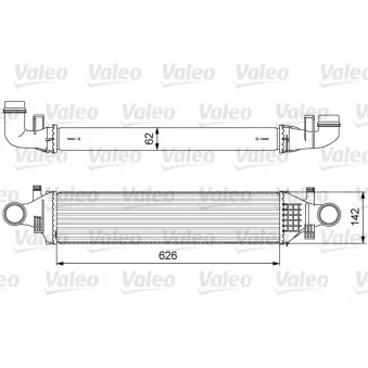 Intercooler, échangeur VALEO 818623