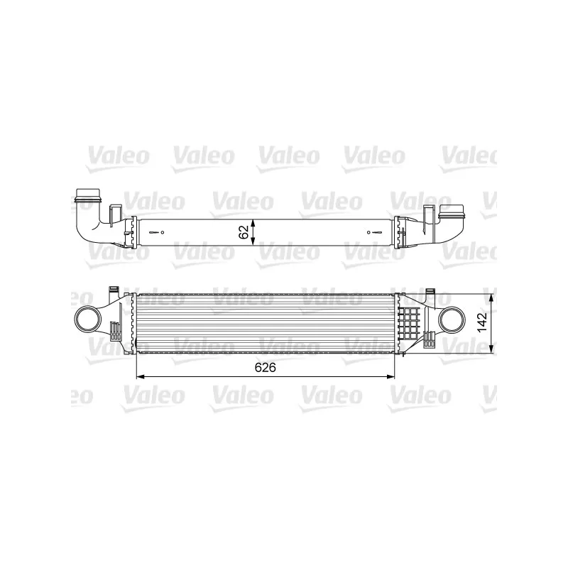 Intercooler, échangeur VALEO 818623