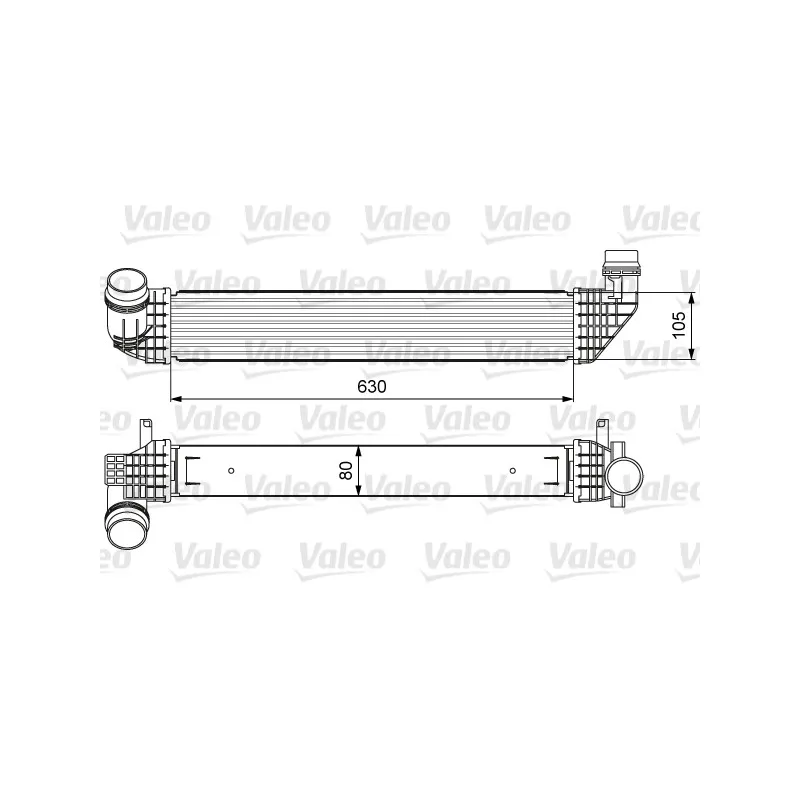Intercooler, échangeur VALEO 818636