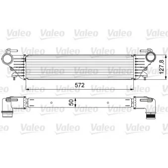 Intercooler, échangeur VALEO 818639