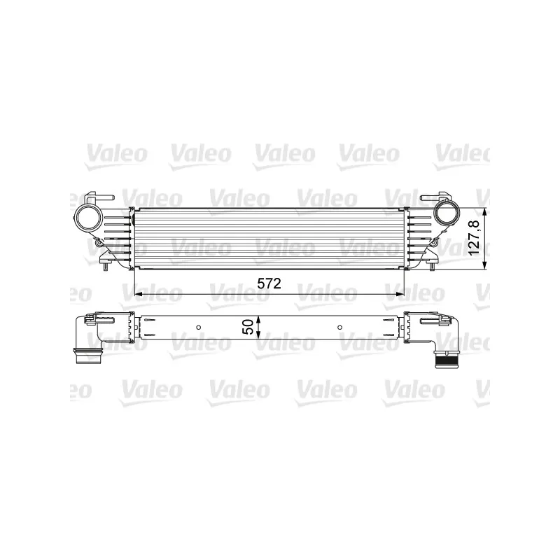 Intercooler, échangeur VALEO 818639