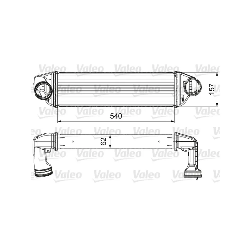 Intercooler, échangeur VALEO 818642