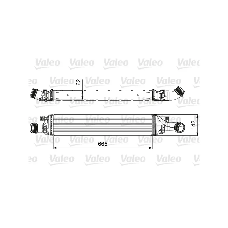 Intercooler, échangeur VALEO 818643