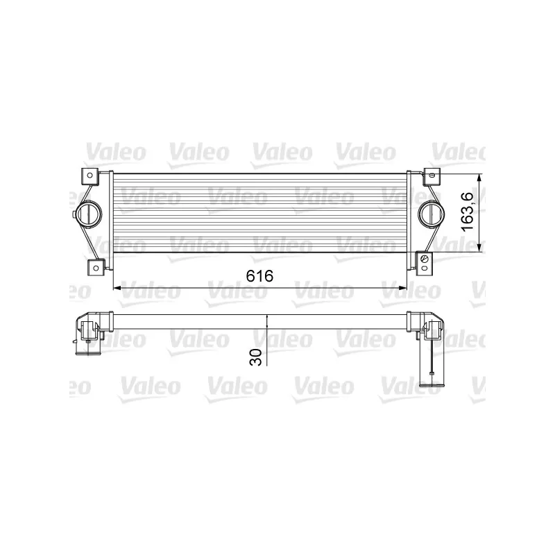 Intercooler, échangeur VALEO 818645