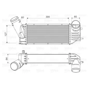 Intercooler, échangeur VALEO 818648