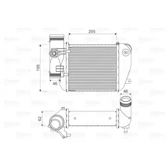Intercooler, échangeur VALEO 818653