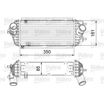 Intercooler, échangeur VALEO 818665