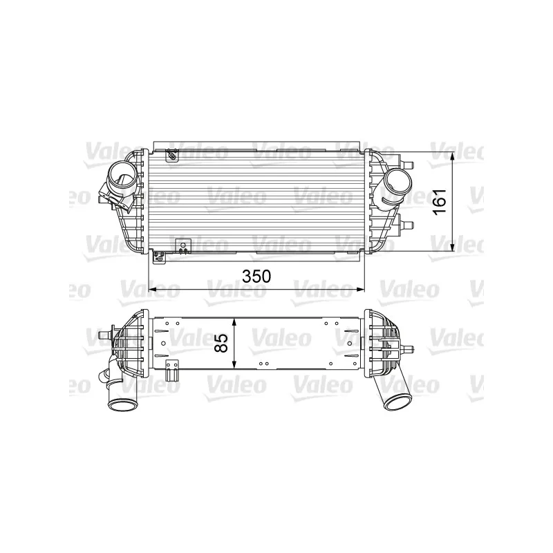 Intercooler, échangeur VALEO 818665
