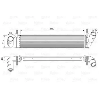 Intercooler, échangeur VALEO 818678