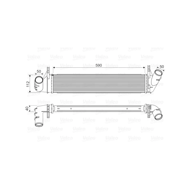 Intercooler, échangeur VALEO 818678