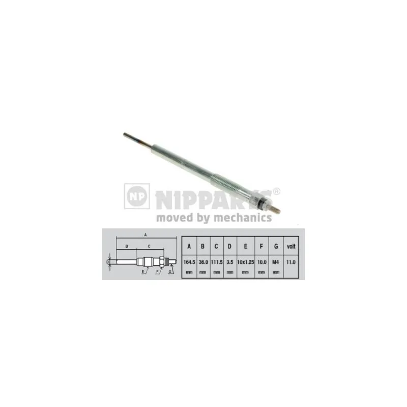 Bougie de préchauffage NIPPARTS N5710304