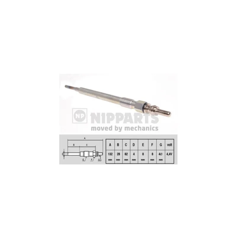 Bougie de préchauffage NIPPARTS N5710504