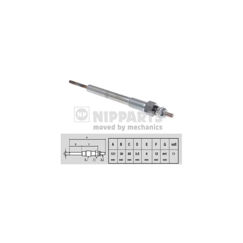 Bougie de préchauffage NIPPARTS N5710505