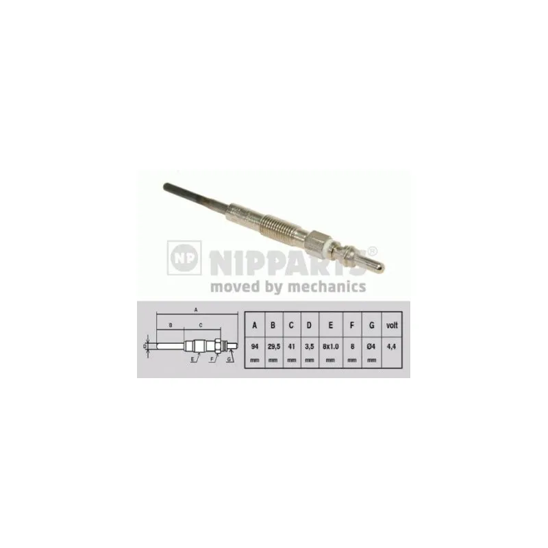 Bougie de préchauffage NIPPARTS N5710900