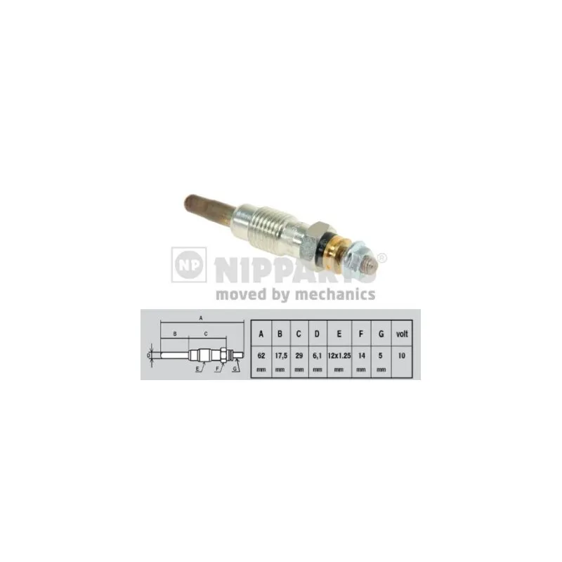 Bougie de préchauffage NIPPARTS N5713013