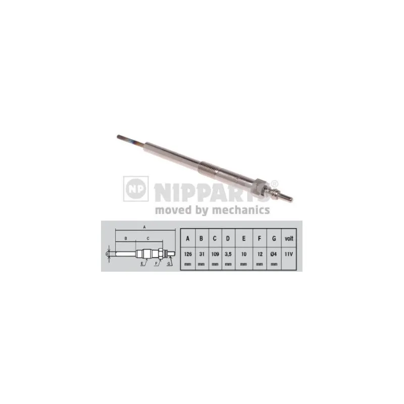 Bougie de préchauffage NIPPARTS N5714003