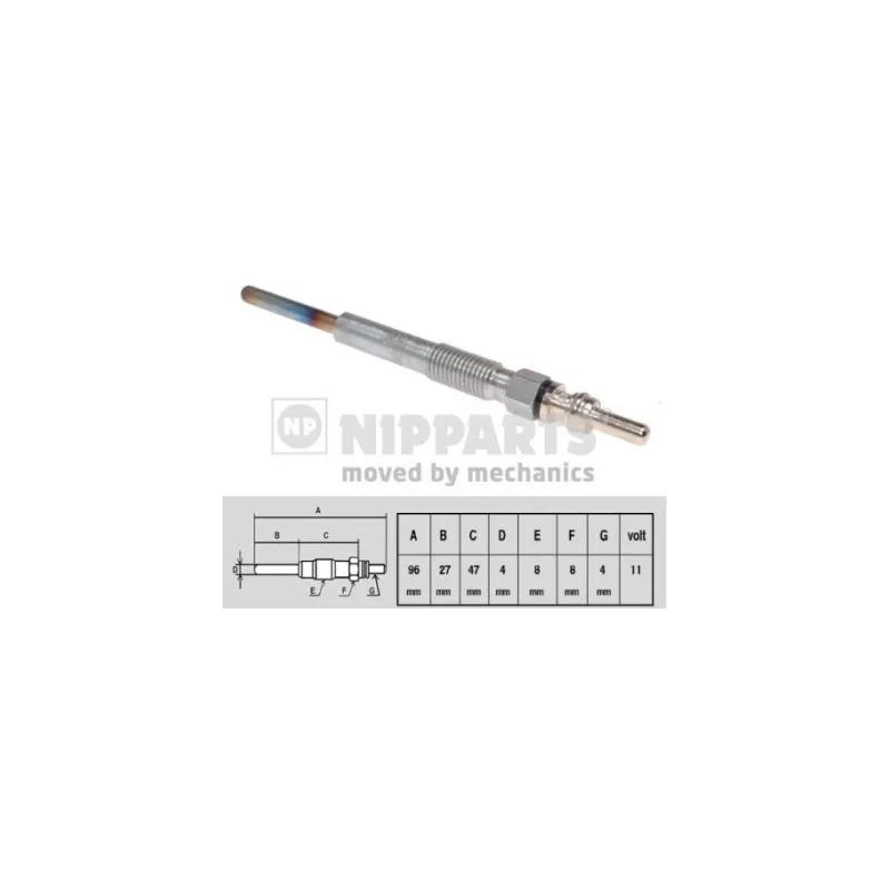 Bougie de préchauffage NIPPARTS N5715020