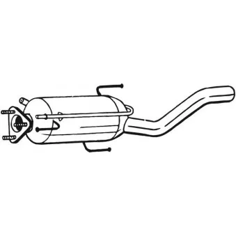Filtre à particules / à suie, échappement BOSAL 097-321