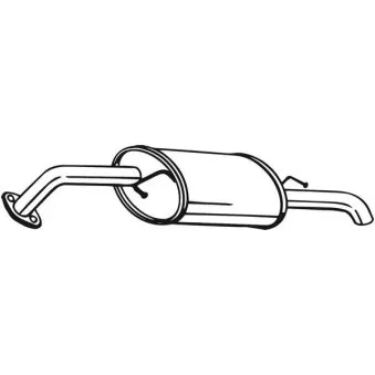 Silencieux arrière BOSAL 128-025