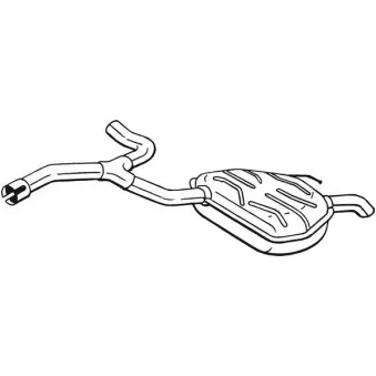 Silencieux arrière BOSAL 235-195