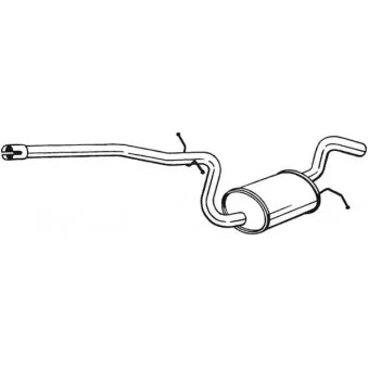 Silencieux central BOSAL 285-477