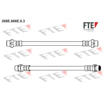 Flexible de frein FTE 208E.666E.0.3