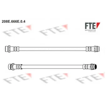 Flexible de frein FTE 208E.666E.0.4