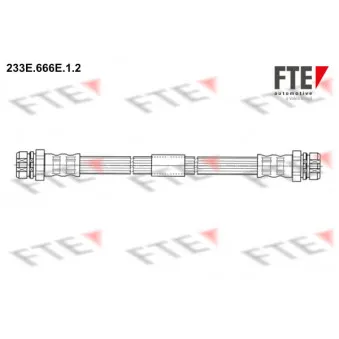 Flexible de frein FTE 233E.666E.1.2