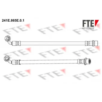 Flexible de frein FTE 241E.865E.0.1