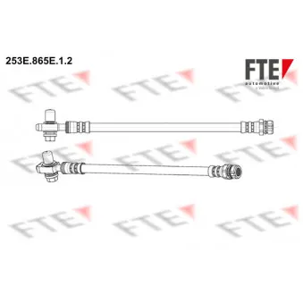 Flexible de frein FTE 253E.865E.1.2
