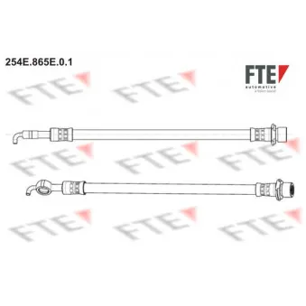 Flexible de frein FTE 254E.865E.0.1