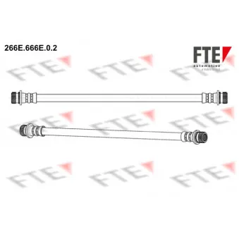 Flexible de frein FTE 266E.666E.0.2