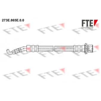 Flexible de frein FTE 273E.865E.0.0