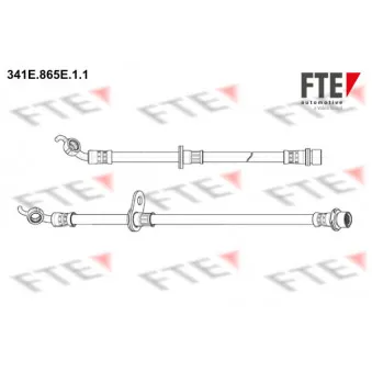 Flexible de frein FTE 341E.865E.1.1