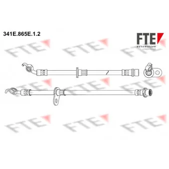 Flexible de frein FTE 341E.865E.1.2