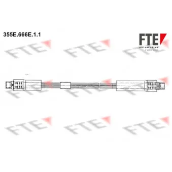 Flexible de frein FTE 355E.666E.1.1