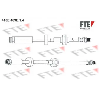 Flexible de frein FTE 410E.469E.1.4