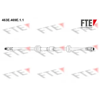 Flexible de frein FTE 463E.469E.1.1