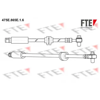 Flexible de frein FTE
