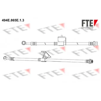 Flexible de frein FTE 494E.865E.1.3