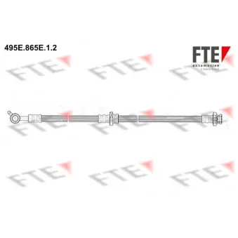Flexible de frein FTE 495E.865E.1.2