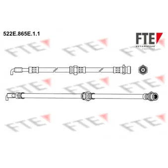 Flexible de frein FTE 522E.865E.1.1