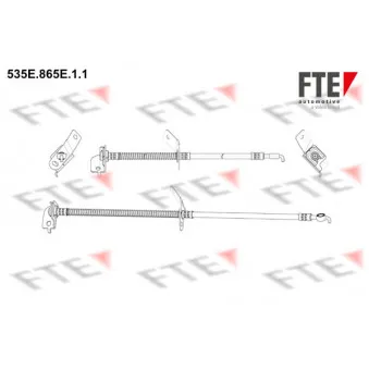 Flexible de frein FTE 535E.865E.1.1
