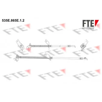 Flexible de frein FTE 535E.865E.1.2