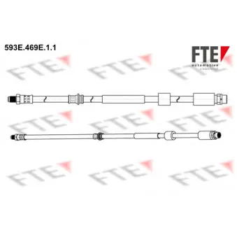 Flexible de frein FTE 593E.469E.1.1