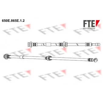 Flexible de frein FTE 650E.865E.1.2