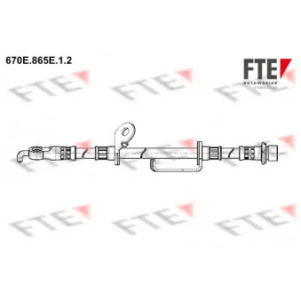Flexible de frein FTE 670E.865E.1.2