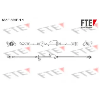 Flexible de frein FTE 685E.865E.1.1