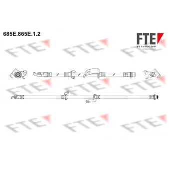 Flexible de frein FTE 685E.865E.1.2