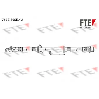 Flexible de frein FTE 719E.865E.1.1